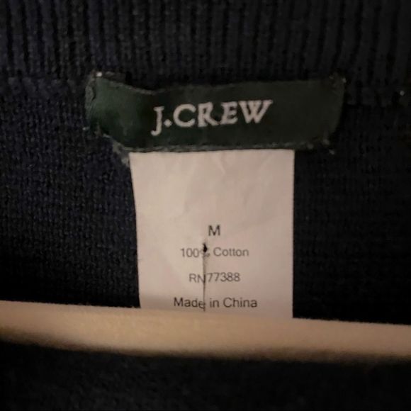 vtg•j crew 100% cotton ruffle sweater jacket - Picture 7 of 9